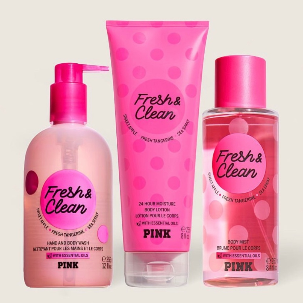 PINK Victoria’s Secret “Fresh & Clean bundle”